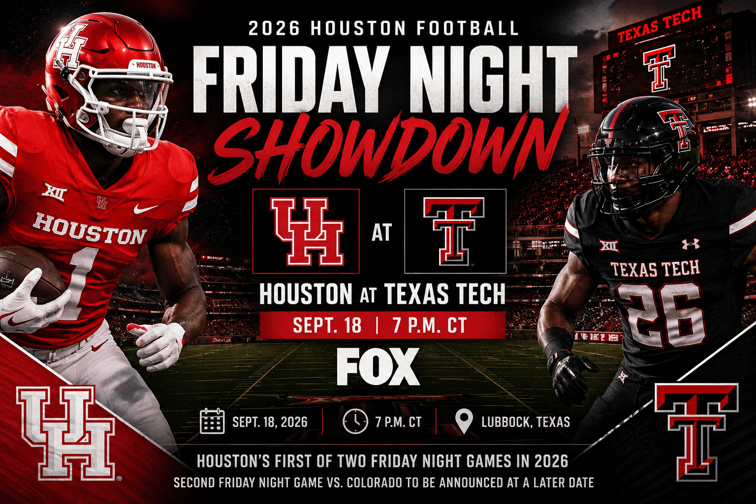 Houston vs TTU Kick-Off Set